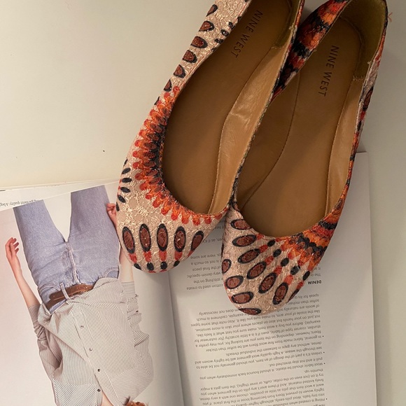Nine West Smart Move Boho Multicolor Ballet Flats - Picture 4 of 4